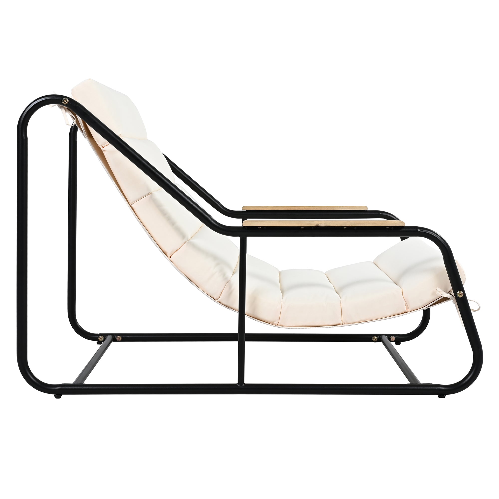 Walker Edison | Outdoor Chaise Lounge Chairs Set of 3