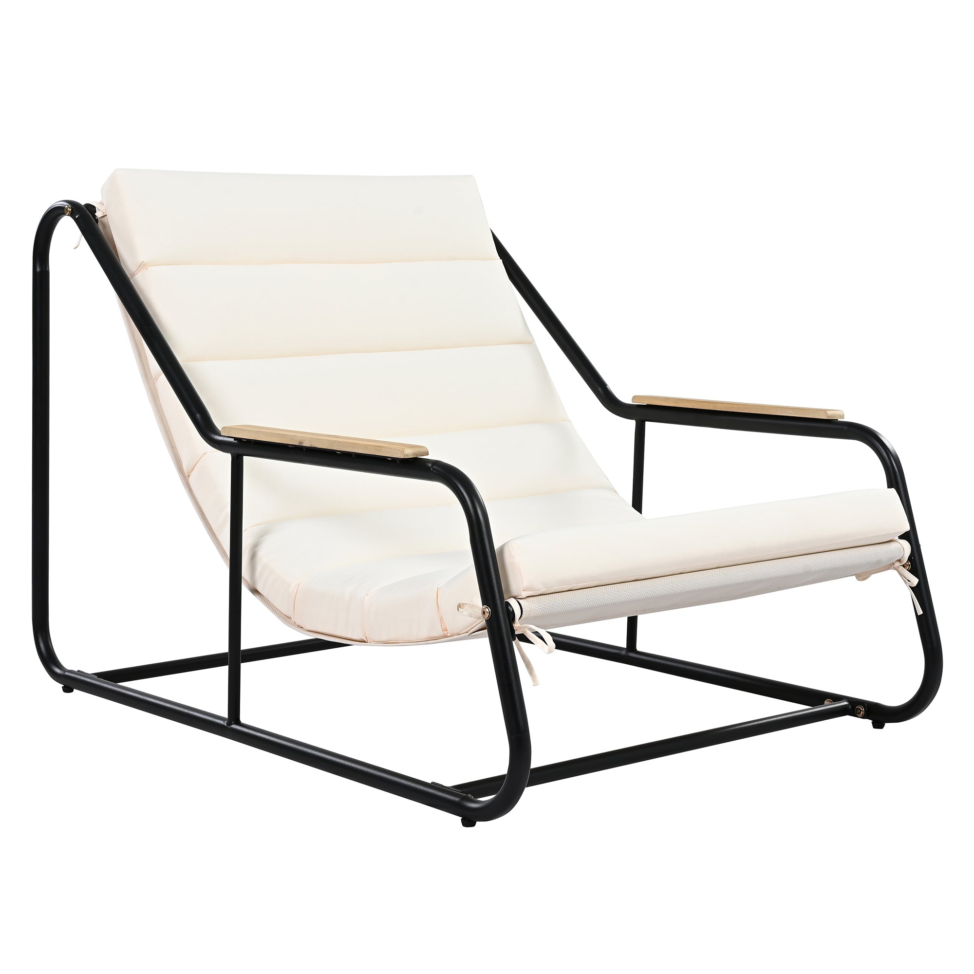 Walker Edison | Outdoor Chaise Lounge Chairs Set of 3