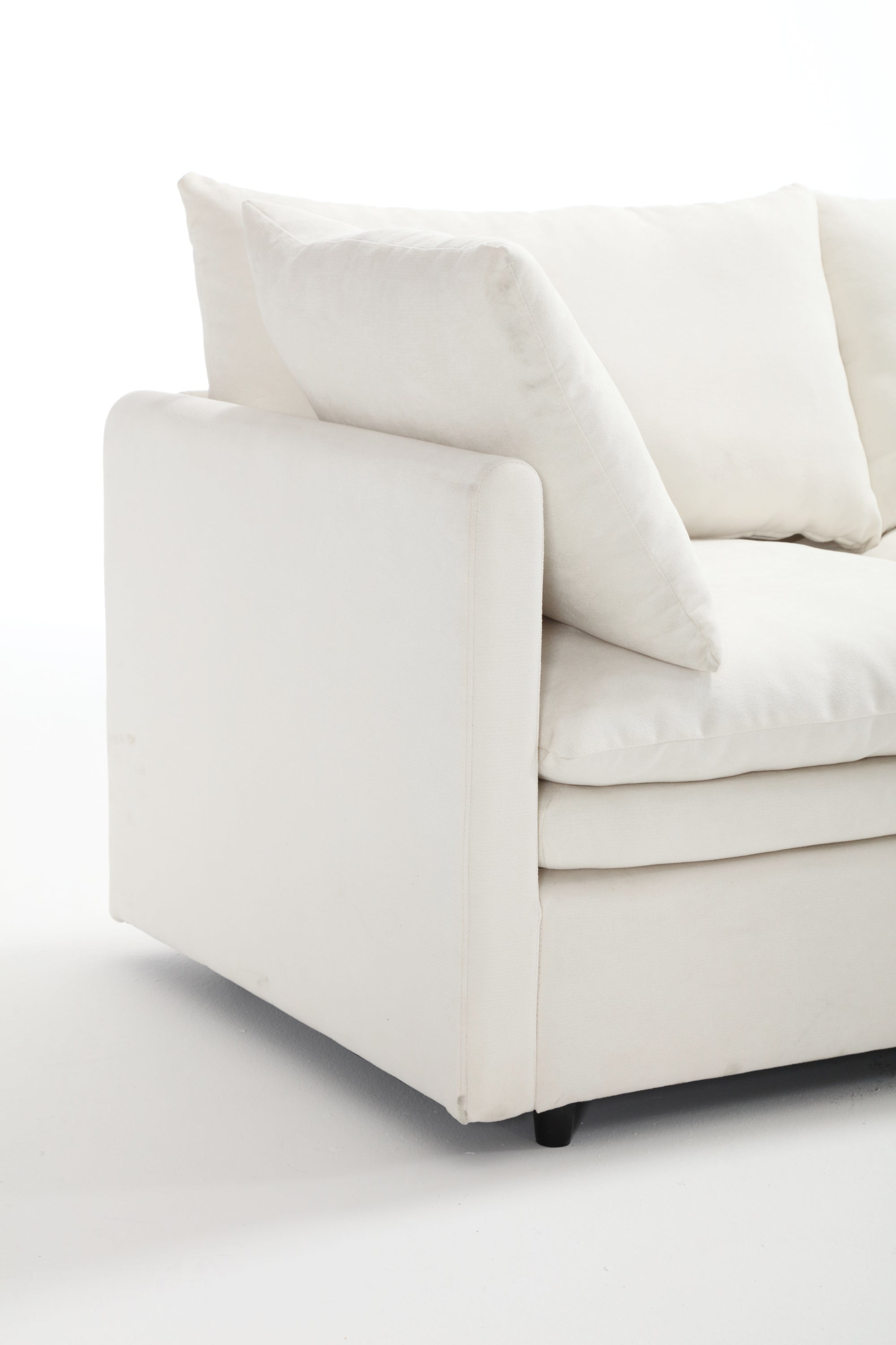 Walker Edison | Modern Cloud U-shaped Sectional Sofa