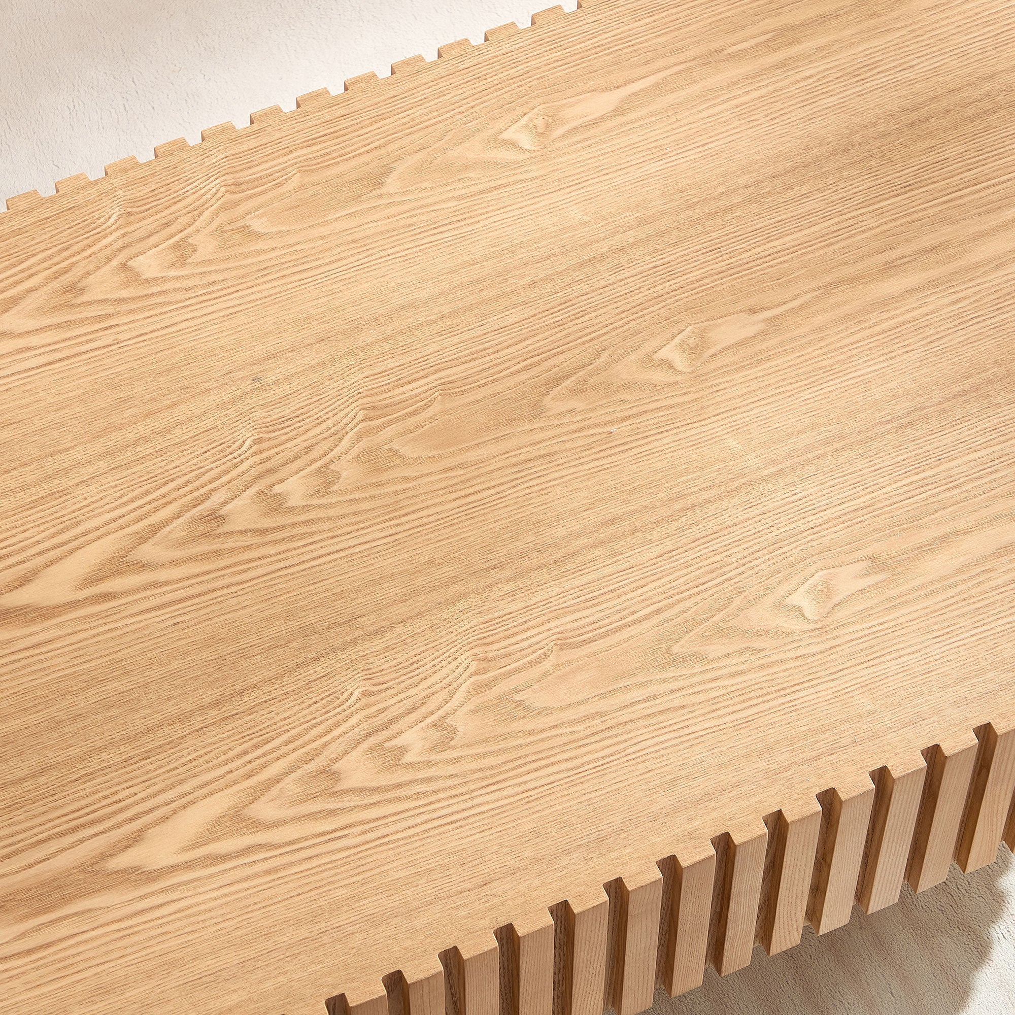 Walker Edison | Reeded Modern Handcraft Coffee Table
