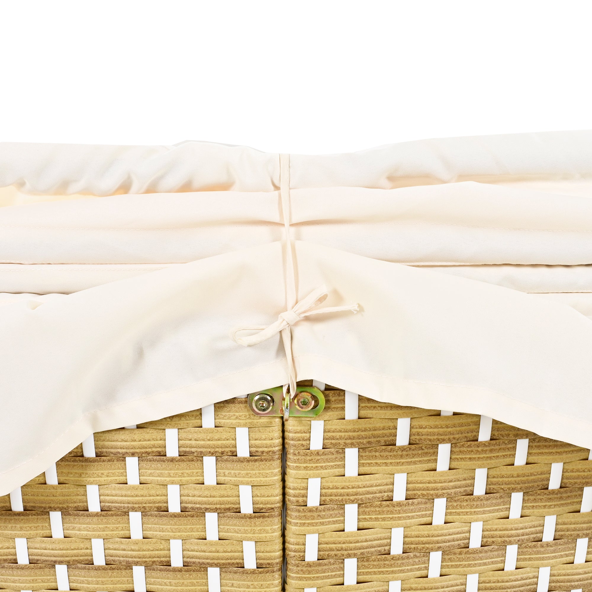 Walker Edison | Outdoor Round Modular Sunbed Sofa Set