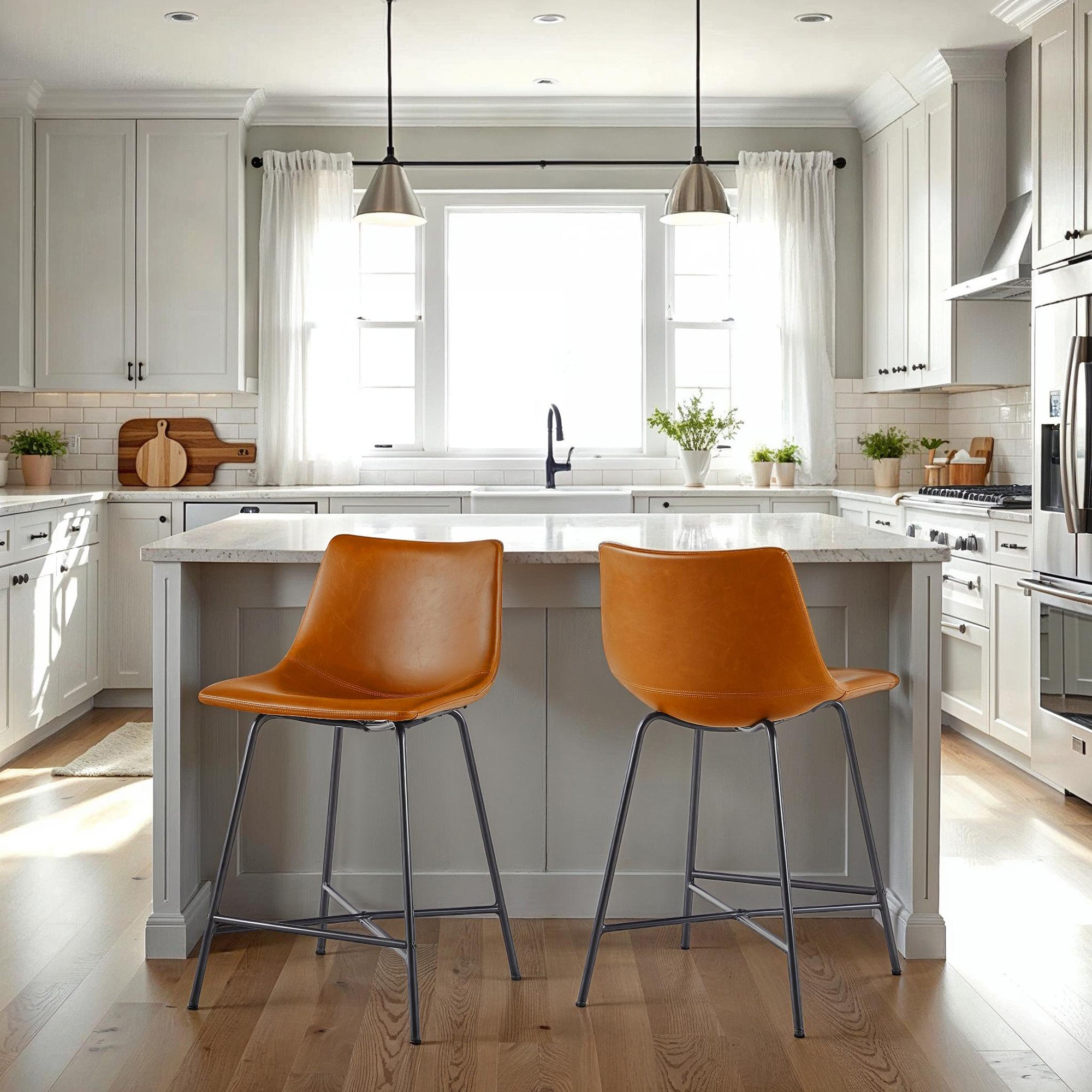Counter Stool / Whiskey Brown