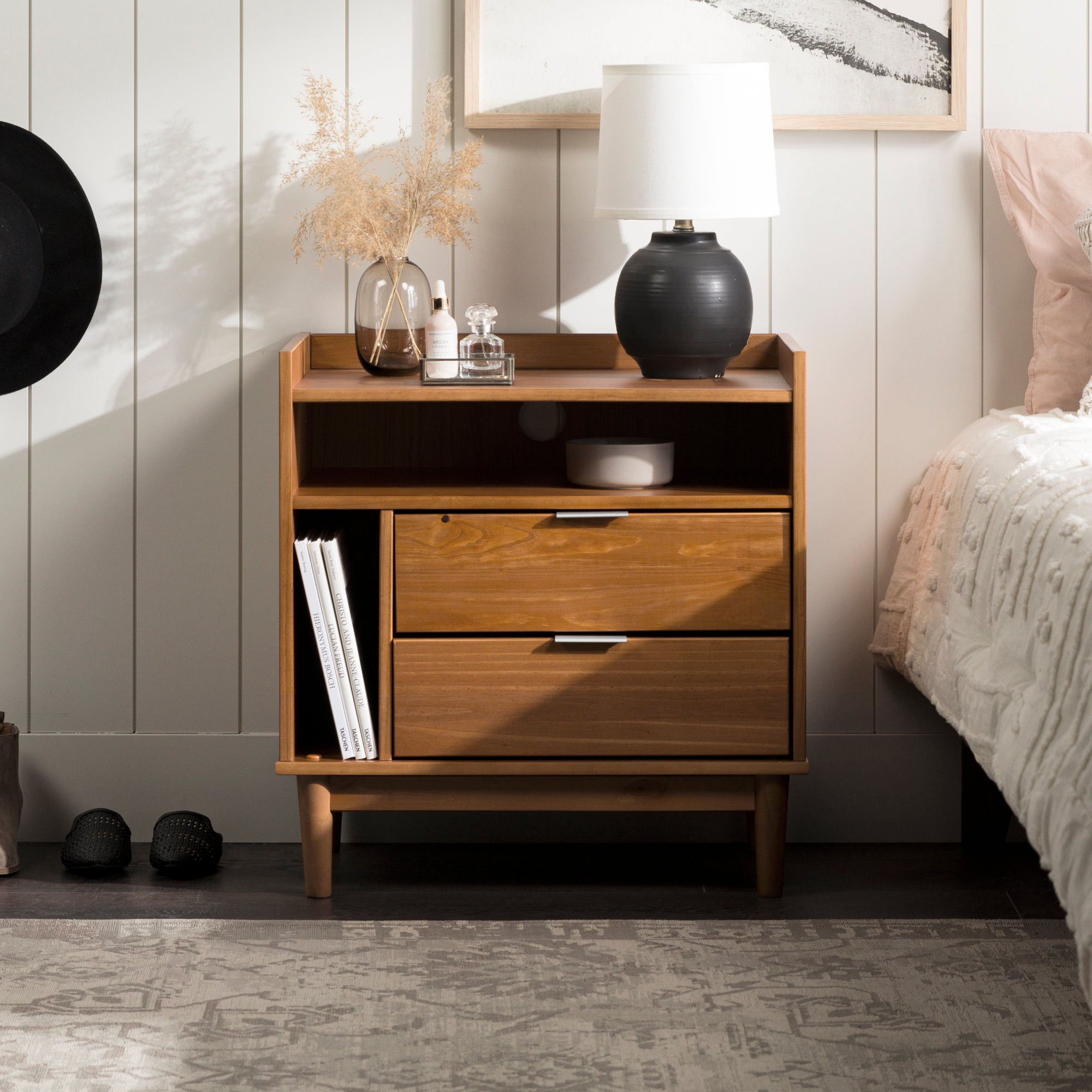 Lee Mid-Century Modern Wood Nightstand - Affordable Furniture: New Arrivals and Trending Designs ...