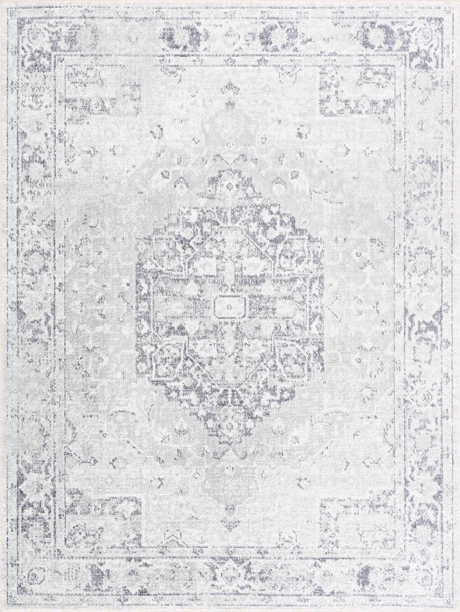 Boutique Rugs - Akram Cream & Antrasit Washable Area Rug