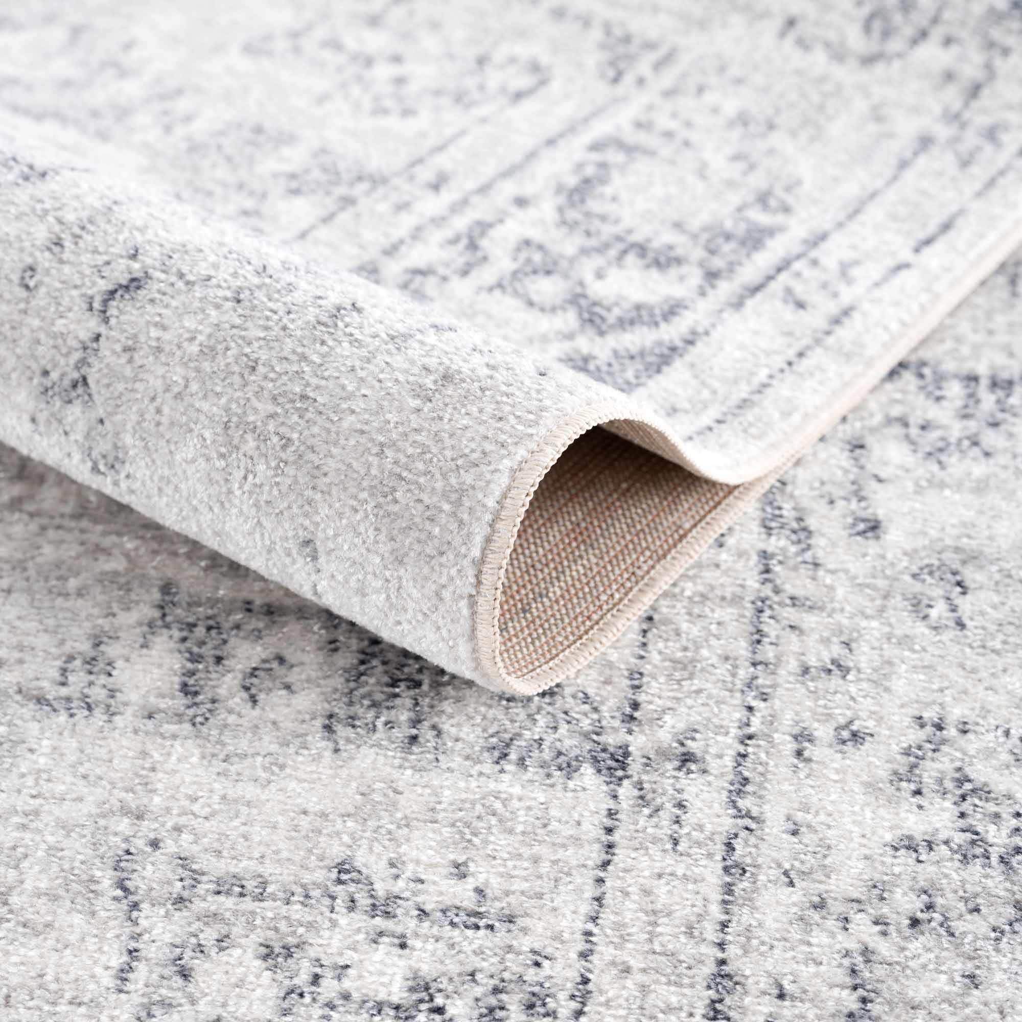 Boutique Rugs - Akram Cream & Antrasit Washable Area Rug