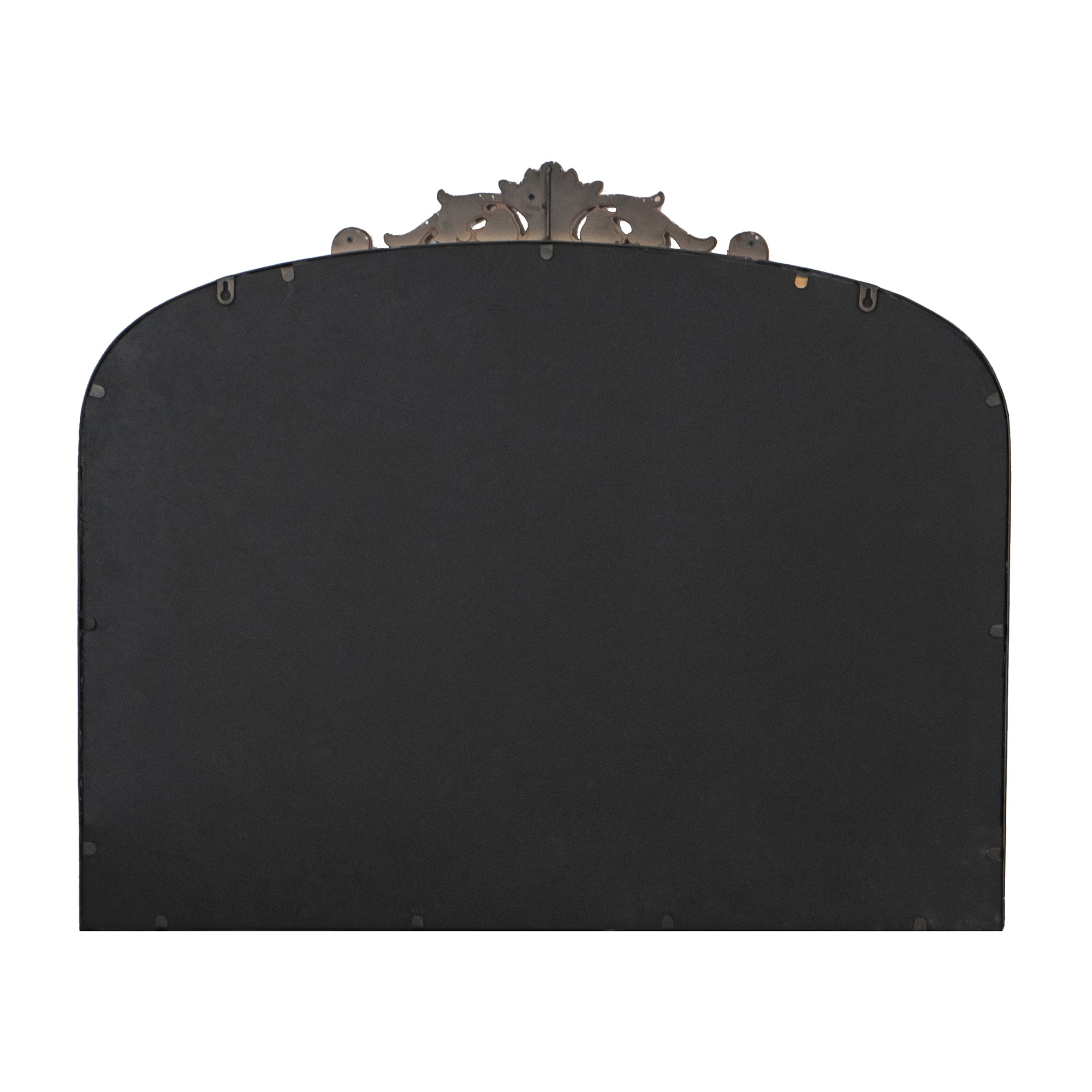 Walker Edison | Vintage Fleur Design Gold Arch Mirror