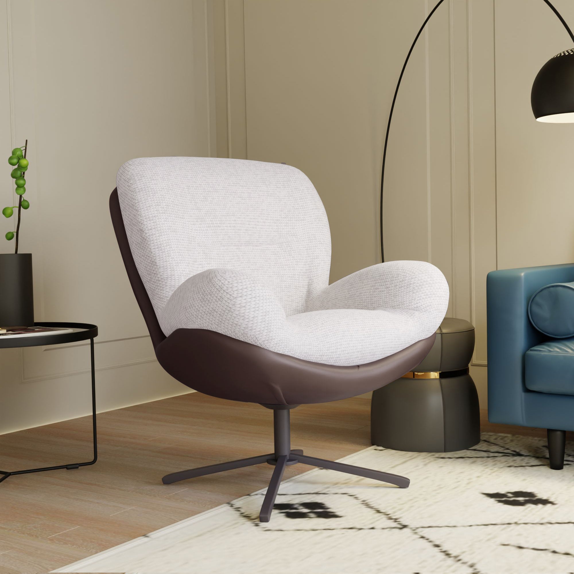 Walker Edison | Ergonomic 360° Swivel Modern Cloud Office Chair