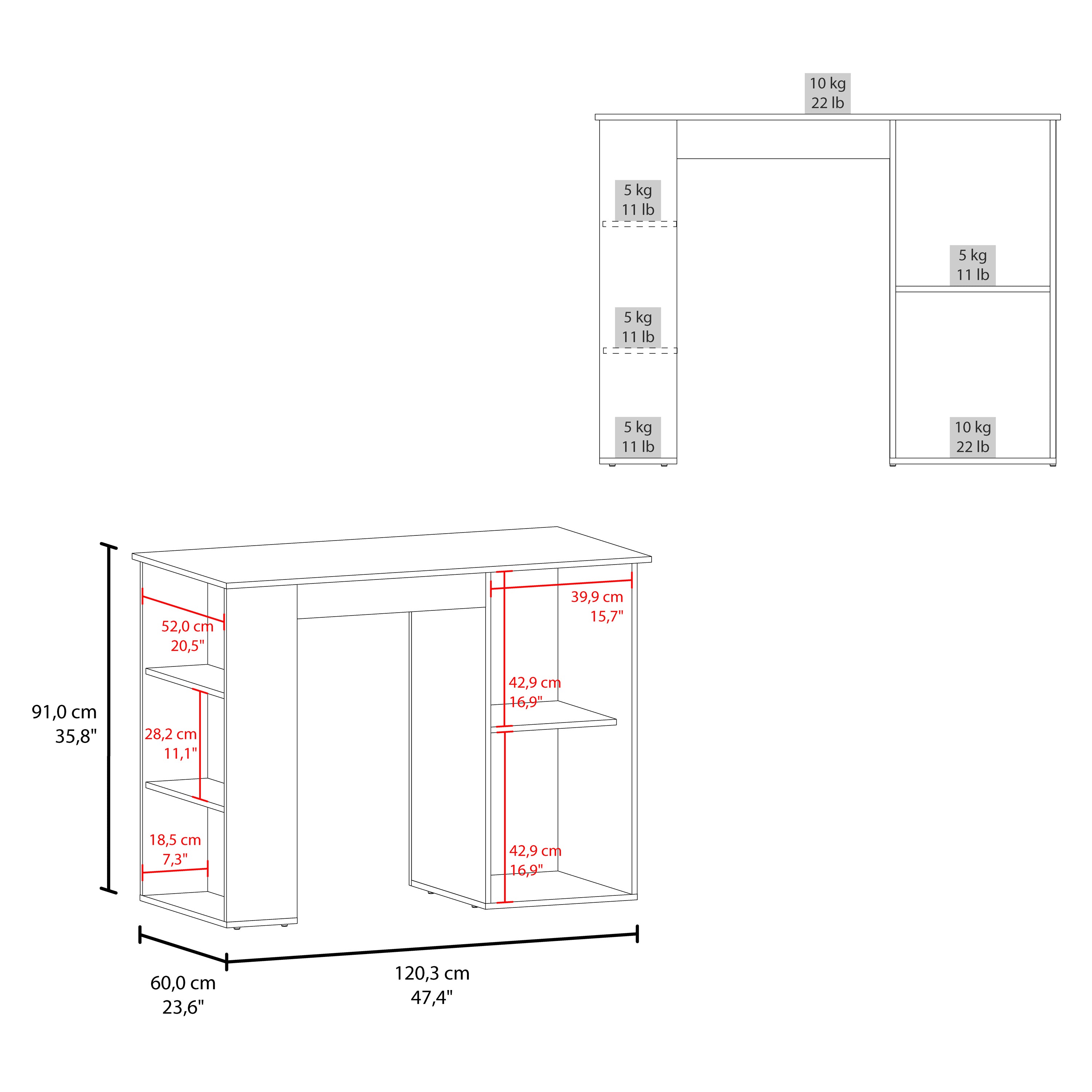 Walker Edison | Kitchen Island Storage Counter