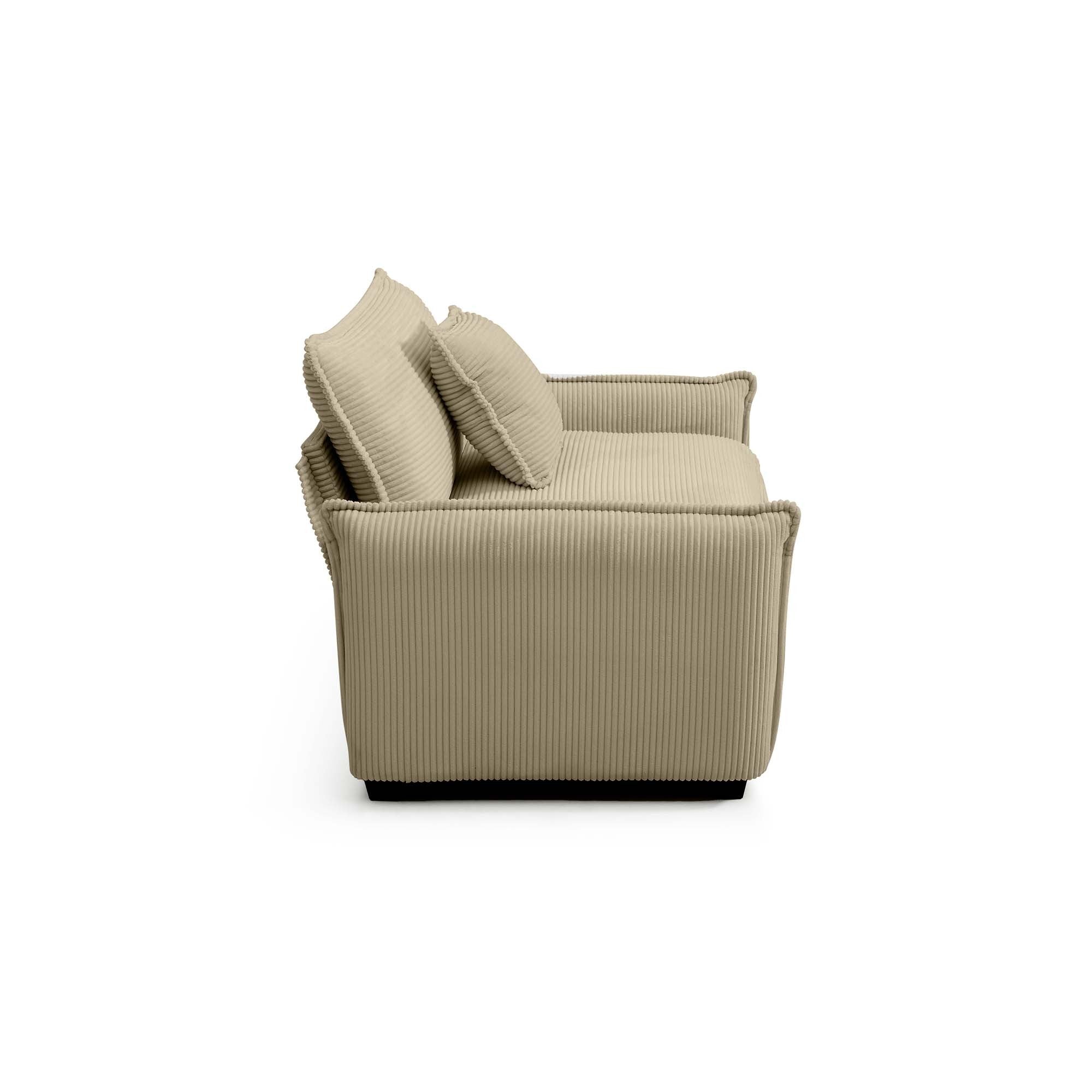 Walker Edison | Corduroy Cloud Deep Seated Accent Sofa Chairs