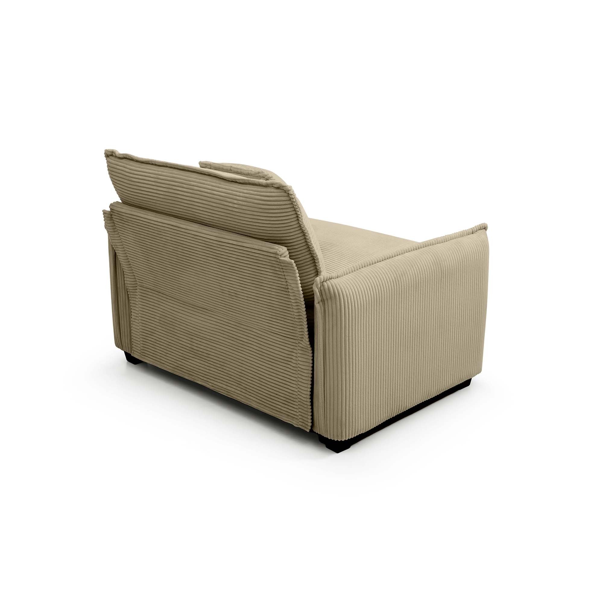 Walker Edison | Corduroy Cloud Deep Seated Accent Sofa Chairs